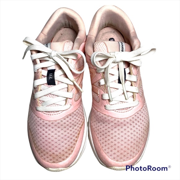 New Balance J Crew 711 pink mesh sneakers size 5.5 - Picture 5 of 7